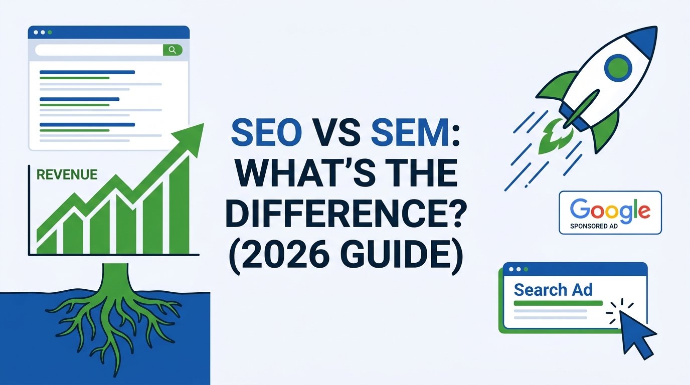 SEO vs SEM: What's the Difference? (2026 Guide)